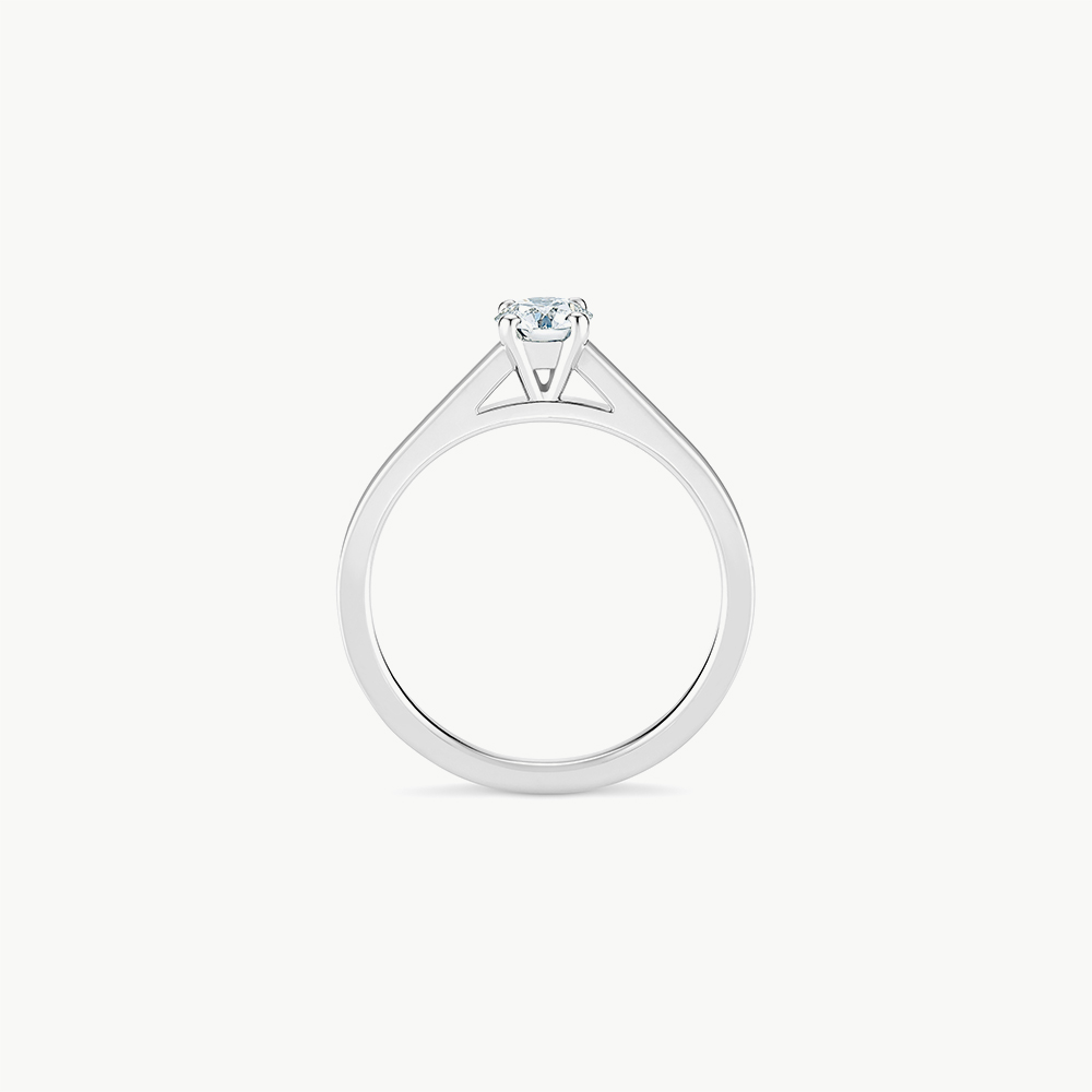 DE BEERS 戴比尔斯 DB Classic 圆形明亮式切割钻戒 0.43克拉 38500元