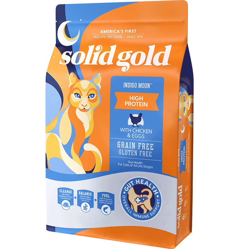 solid gold 素力高 Indigo moon系列 鸡肉蛋粉全阶段猫粮 5.44kg 294.1元 （需用券）