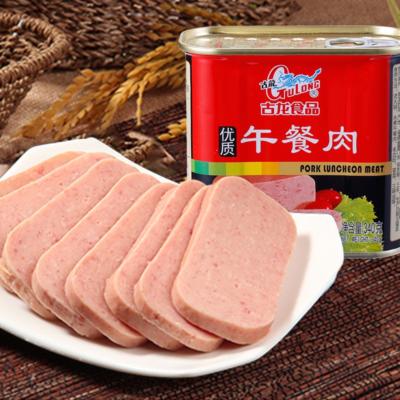 GULONG 古龍 午餐肉罐头 340g 4.41元（需用券）