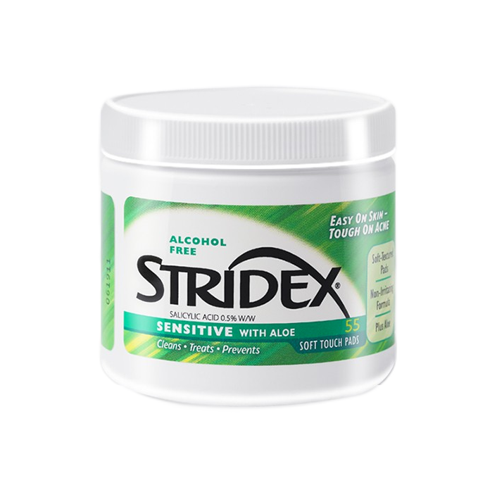 stridex 水杨酸清洁棉片 温和型 55片 49元