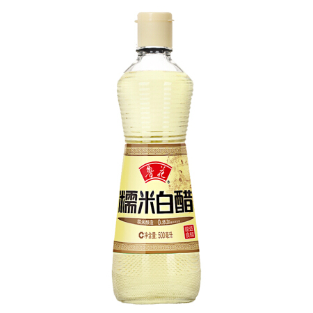 luhua 鲁花 糯米白醋 500ml 3.9元