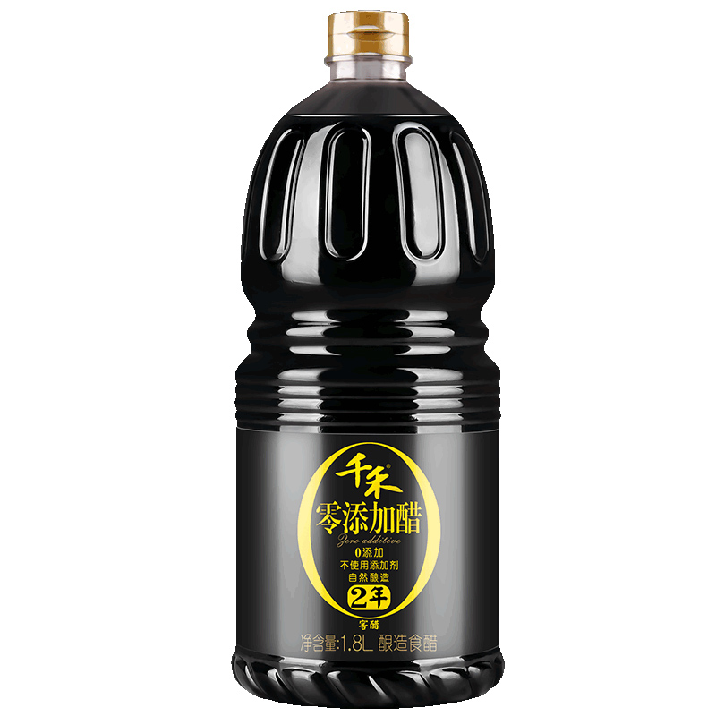 千禾 零添加醋2年窖醋 1.8L 12.5元