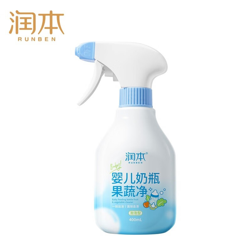 RUNBEN 润本 婴儿奶瓶清洗剂 400ml 11.16元（需用券）