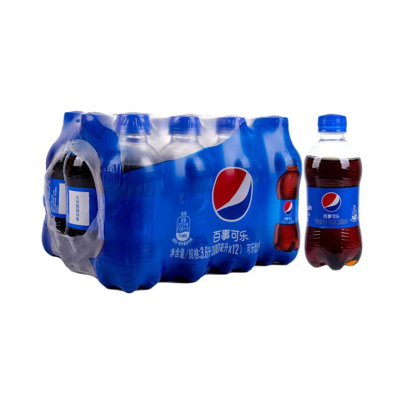 pepsi 百事 碳酸饮料 300ml*12瓶 12.9元（需用券）