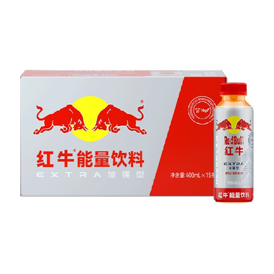 88VIP:红牛RedBull能量饮料瓶装400ml*15瓶整箱运动出游 83.25元（需16.5元淘金币）