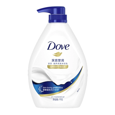 多芬 DOVE 深层营润沐浴露1000g保湿补水 15.86元+3.9元淘金币