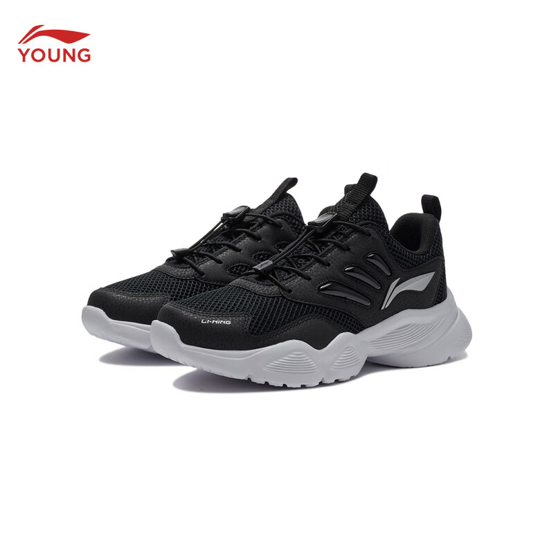 李宁 LI-NING 儿童运动鞋 YKCS086 黑色-71 138元（需用券）