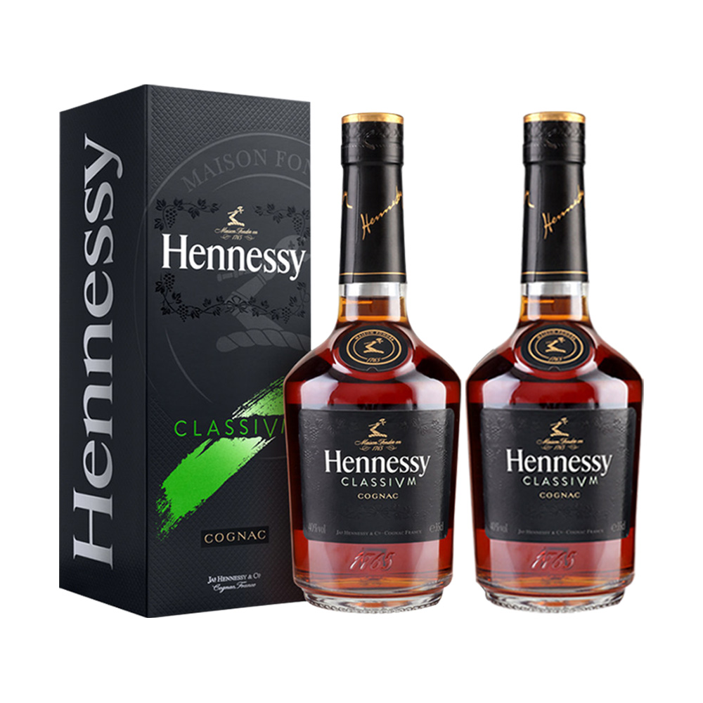 Hennessy 轩尼诗 新点350ml*2 干邑白兰地 进口洋酒行货 285元