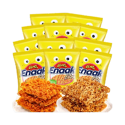 GEMEZ 烧烤/香辣味小鸡干脆面 30g×11包 进口印尼 21.71元+1.82元淘金币