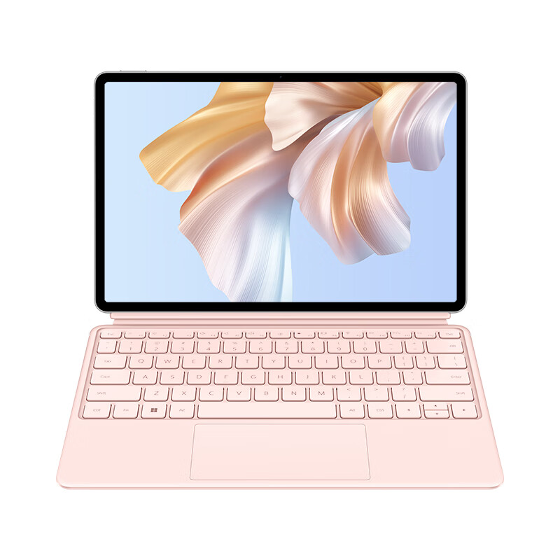 HUAWEI 华为 MateBook E Go 12.35英寸 二合一笔记本 雪域白+樱语粉键盘（骁龙8cx Gen