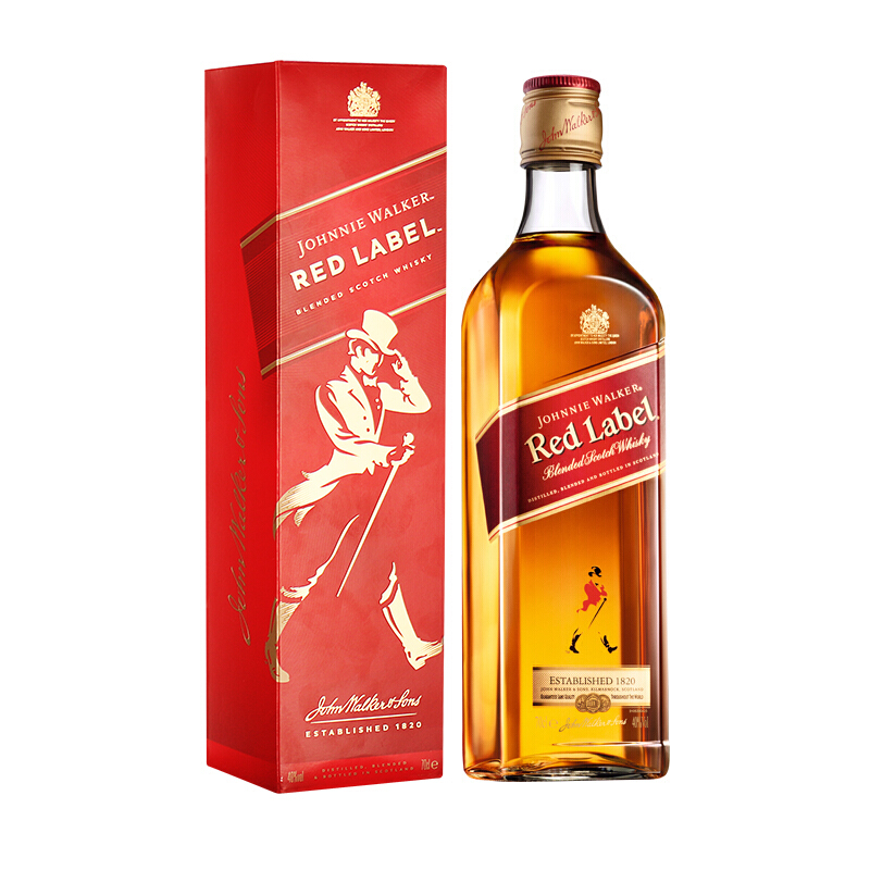 88VIP：尊尼获加 JOHNNIE WALKER 红牌 调和 苏格兰威士忌 40%vol 700ml 79.55元