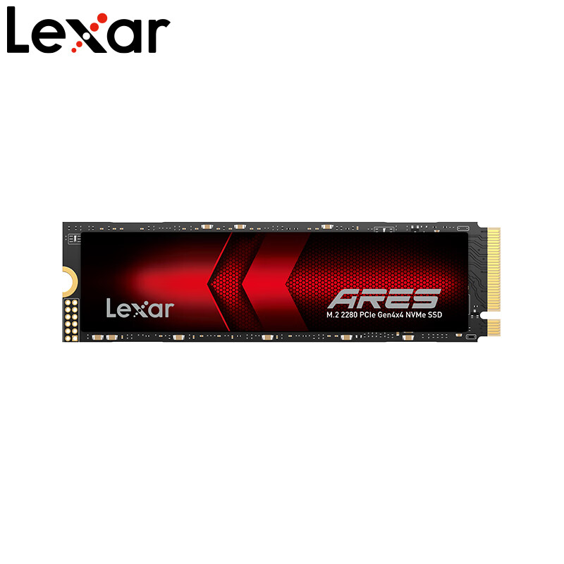 Lexar 雷克沙 ARES LNM790X004T-RNNNC NVMe M.2 固态硬盘 4TB（PCI-E4.0） 1649元（需用券