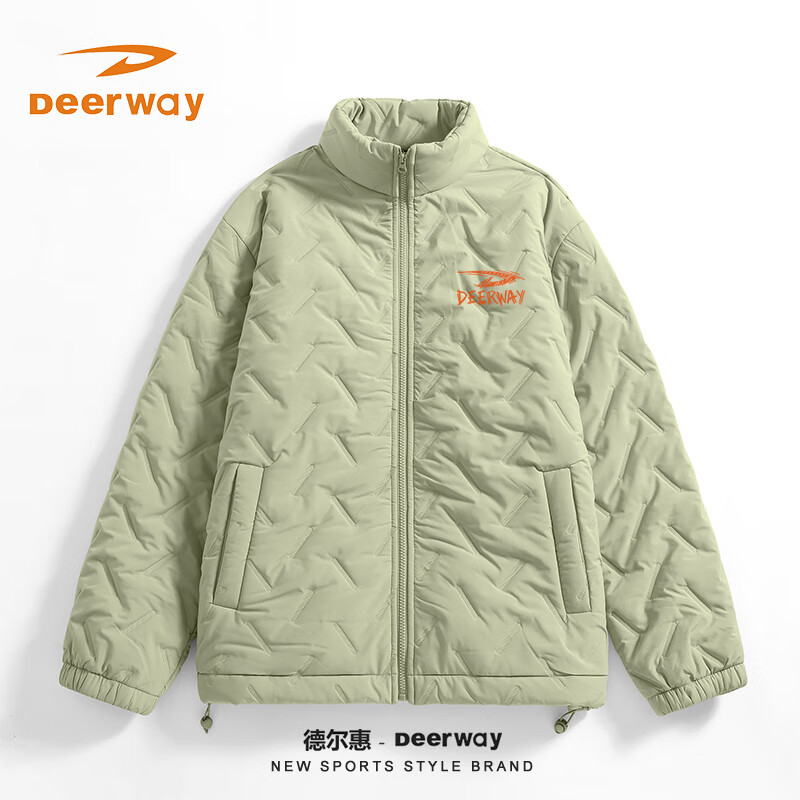 Deerway 德尔惠 男士三防棉袄冬季 羽绒棉服 55.08元（需用券）