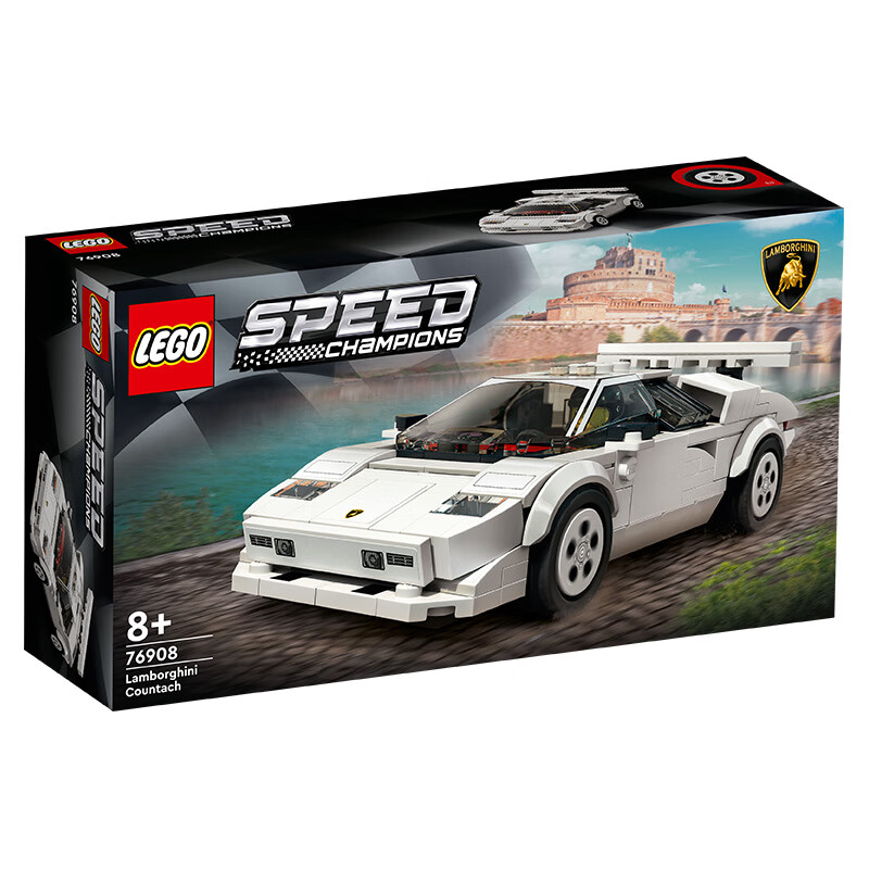 LEGO 乐高 Speed超级赛车系列 76908 兰博基尼 Countach 135元（需用券）