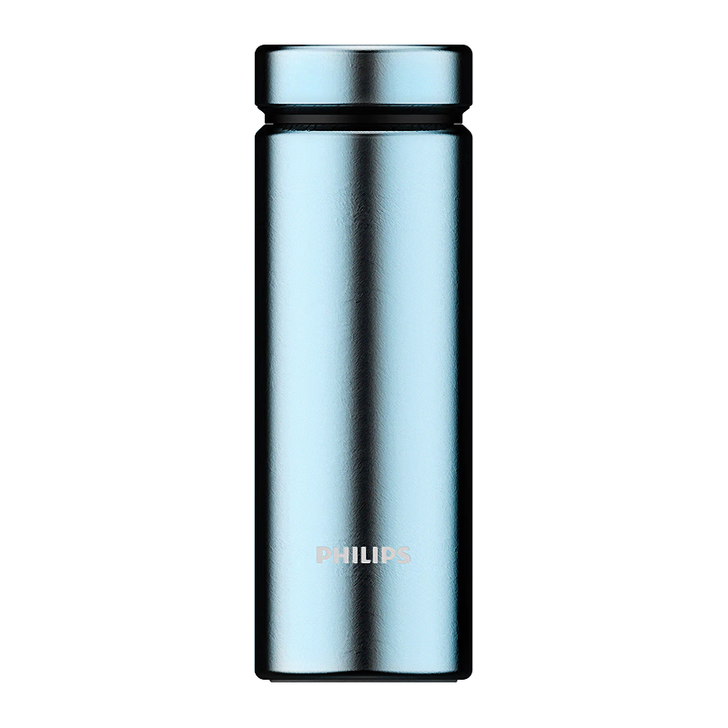 飞利浦 纯钛保温杯 400ml 凝霜银 130元
