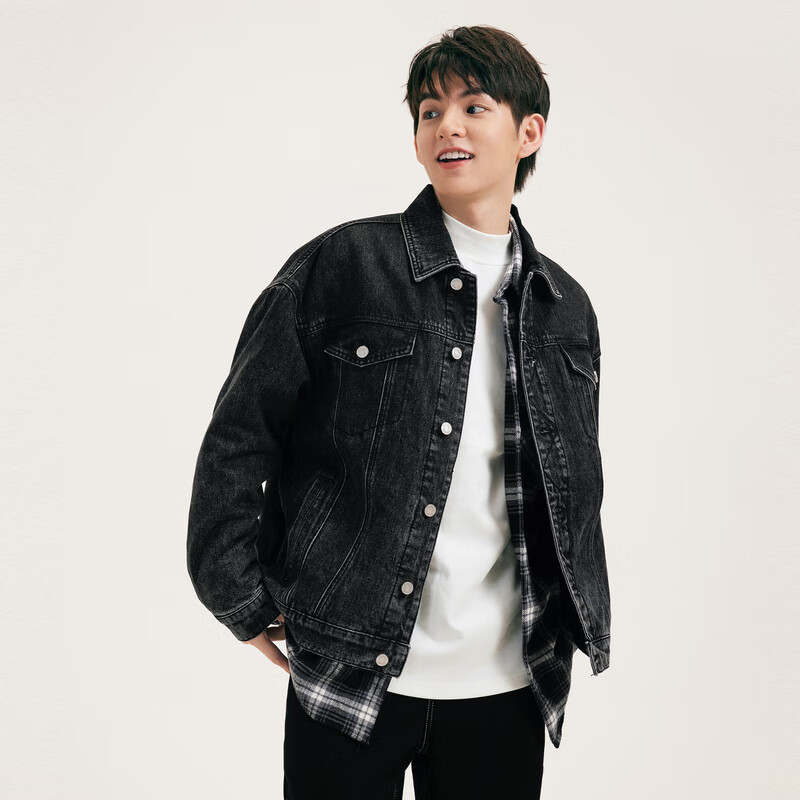 20点：gxg.jeans 男士夹棉牛仔夹克 107元、包邮