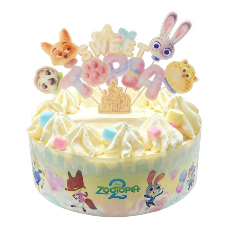 鲜京采 ×疯狂动物城2联名 芝士慕斯蛋糕550g 6寸 39.91元（需用券）