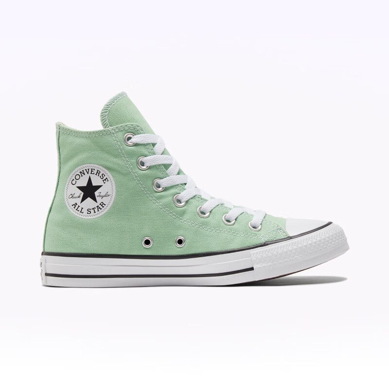 双11狂欢、PLUS会员：Converse 匡威 All Star男女经典高帮帆布鞋 粉绿色 163.05元