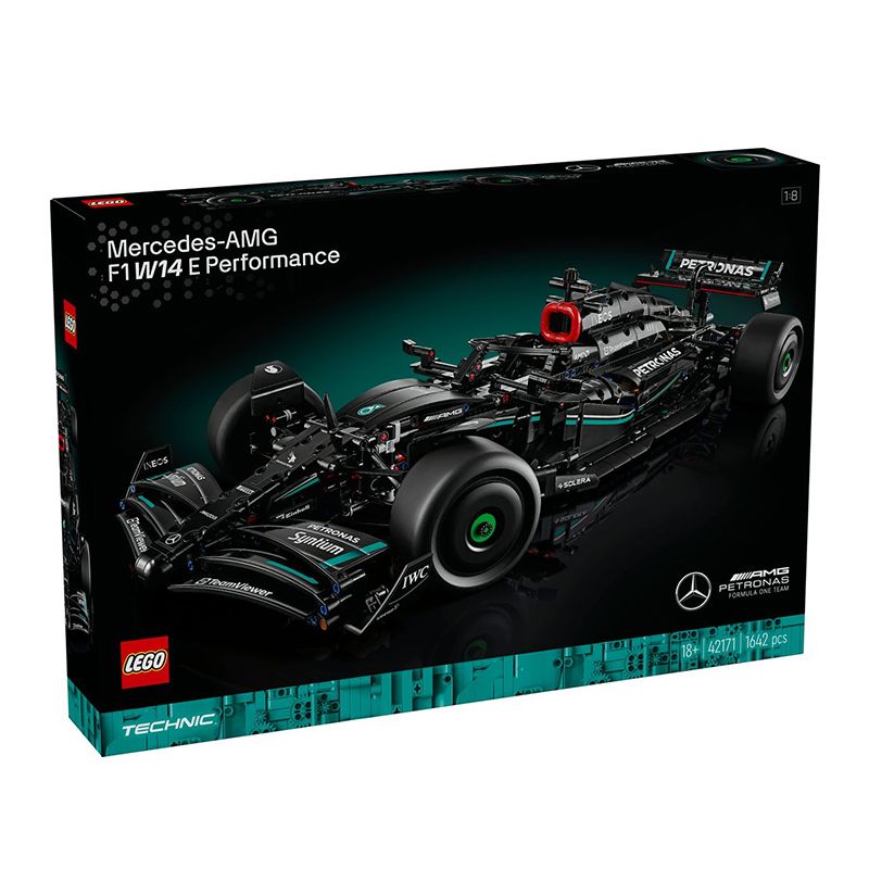 百亿补贴：LEGO 乐高 机械组 42171 梅赛德斯奔驰 F1赛车 1004元