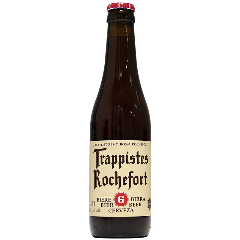Trappistes Rochefort 罗斯福 6号啤酒 修道士精酿330ml*6瓶 比利时进口 露营出游 66.