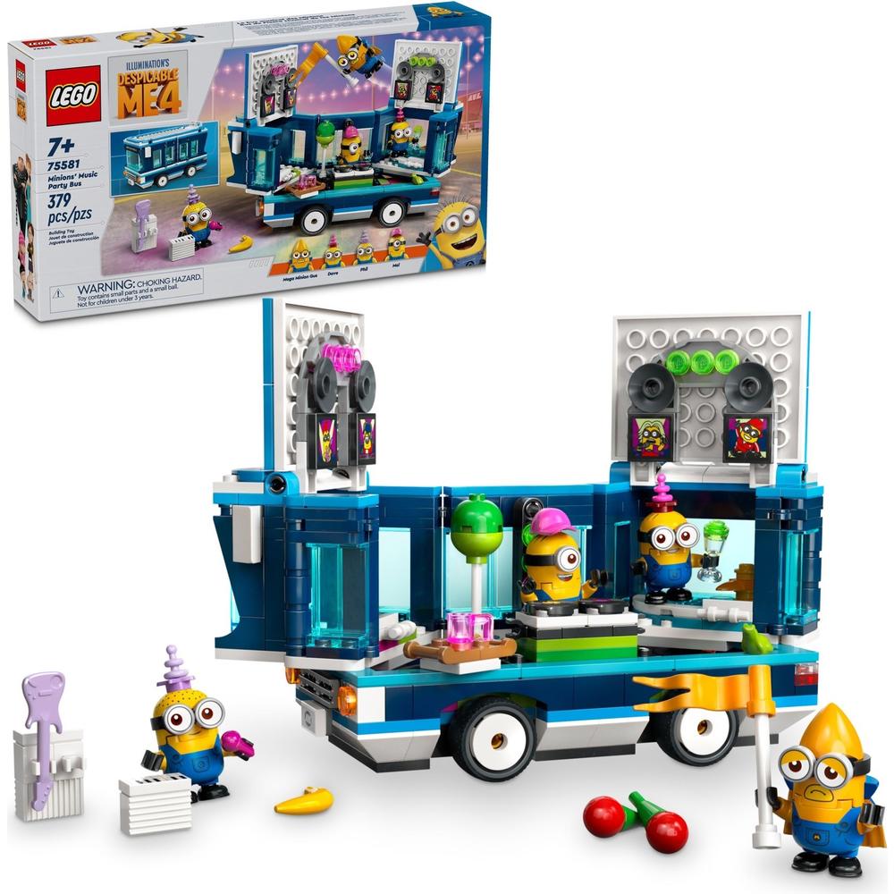 LEGO 乐高 神偷奶爸4系列 75581 小黄人派对巴士 379.05元