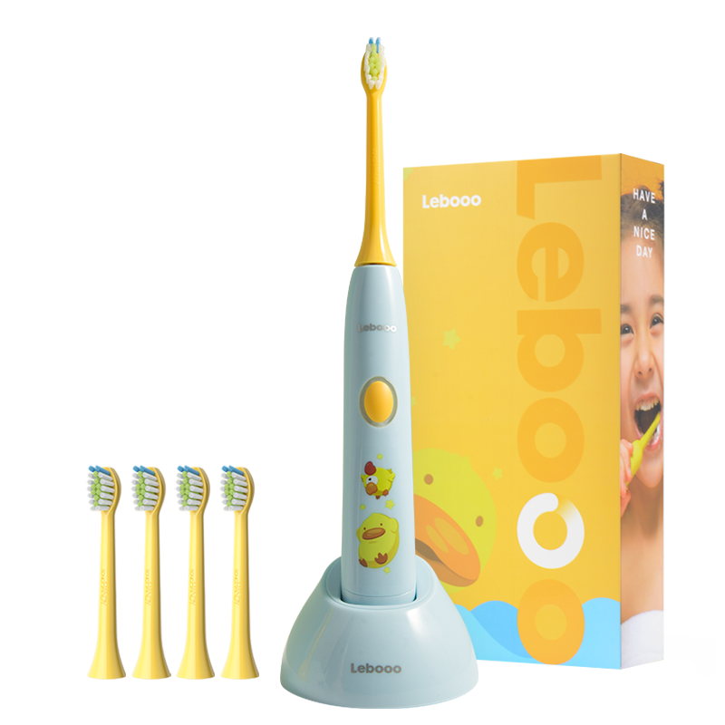 力博得（Lebooo）儿童电动牙刷震动软毛防水全自动智能声波牙刷 3-15岁适用 YOYO 78.6元