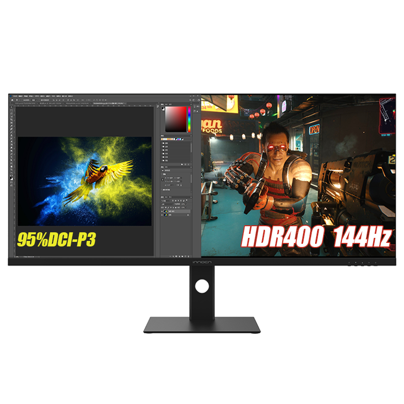 双11狂欢，plus:联合创新40英寸带鱼屏 准4K显示器 144Hz Type-C90W反向充电 智慧