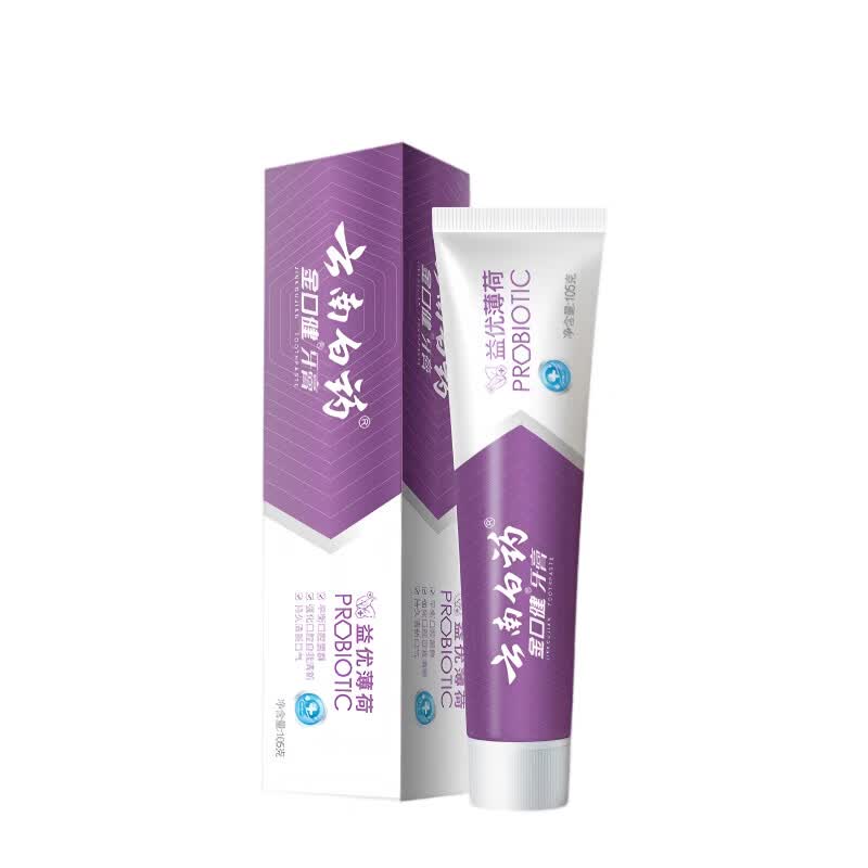 云南白药 益优激爽薄荷牙膏 105g 官方正品 9.9元 包邮
