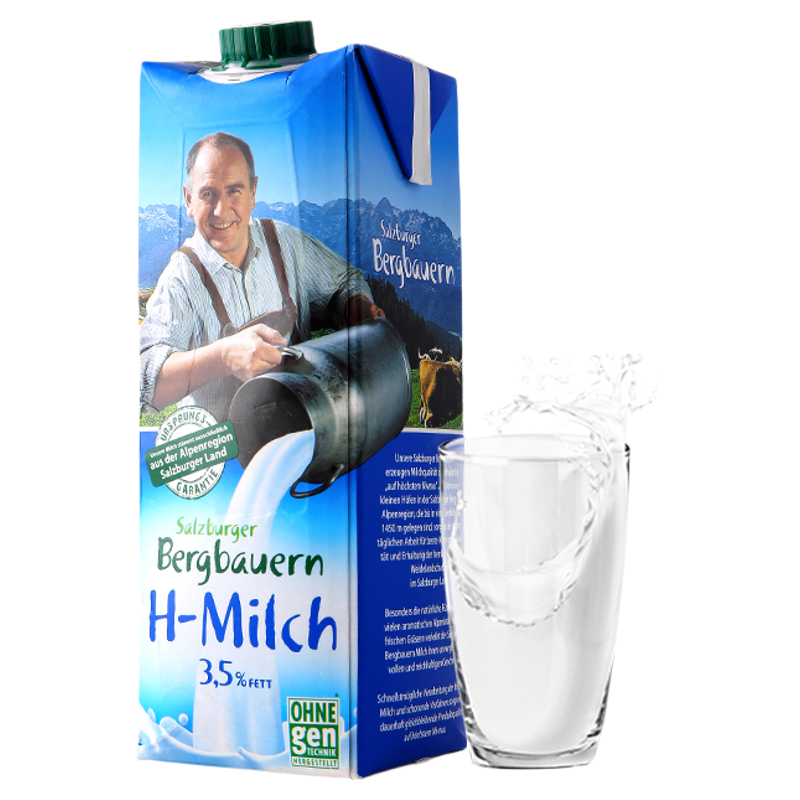 SalzburgMilch 萨尔茨堡 全脂纯牛奶 1L ￥7.11