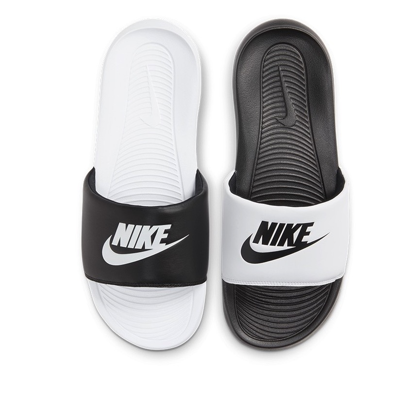 NIKE 耐克 Victori One Slide Mix 男子拖鞋 DD0234-100 白黑 109元