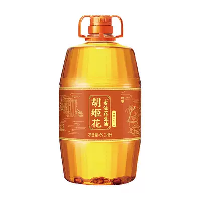 胡姬花压榨古法花生油6.08L×1桶 116.76元