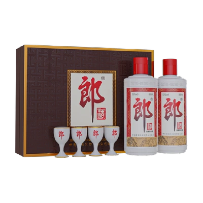 88VIP：郎酒 普郎礼盒 酱香型53度500mL*2瓶 319.37元