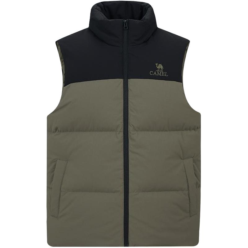 骆驼 女装2024秋冬季白色轻薄短款羽绒服女款马甲反季休闲外套 299元（需用