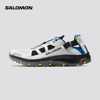salomon 萨洛蒙 男款 户外运动休闲舒适日常透气轻便溯溪凉鞋 TECHAMPHIBIAN 5 珍珠灰蓝 ￥838