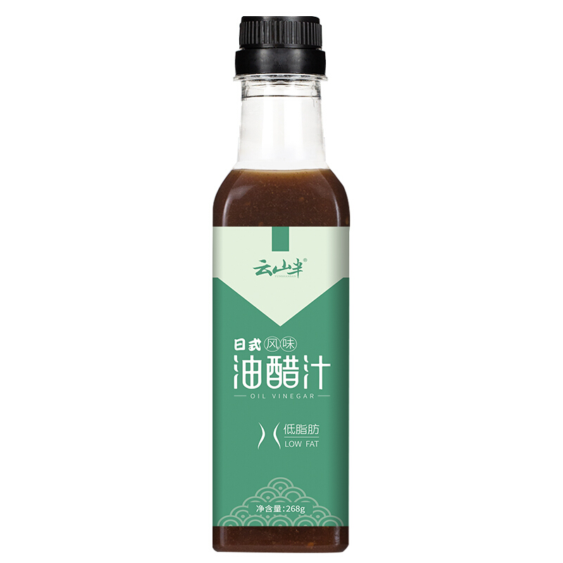 云山半 日式风味油醋汁 268g 10.32元