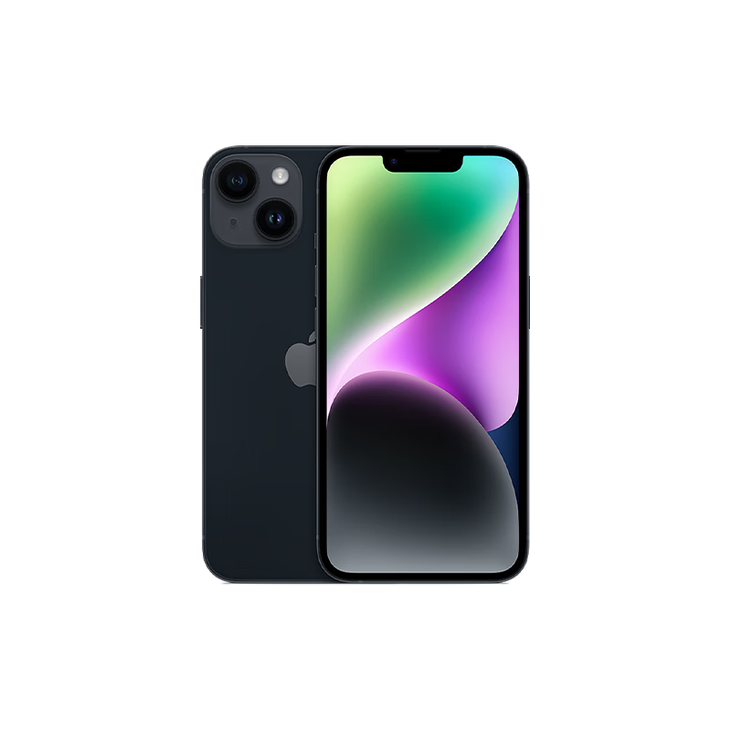 Apple/苹果【保底59元合约】 iPhone 14 (A2884) 128GB 午夜色 支持移动联通电信5G 双卡双待手机 2782.05元