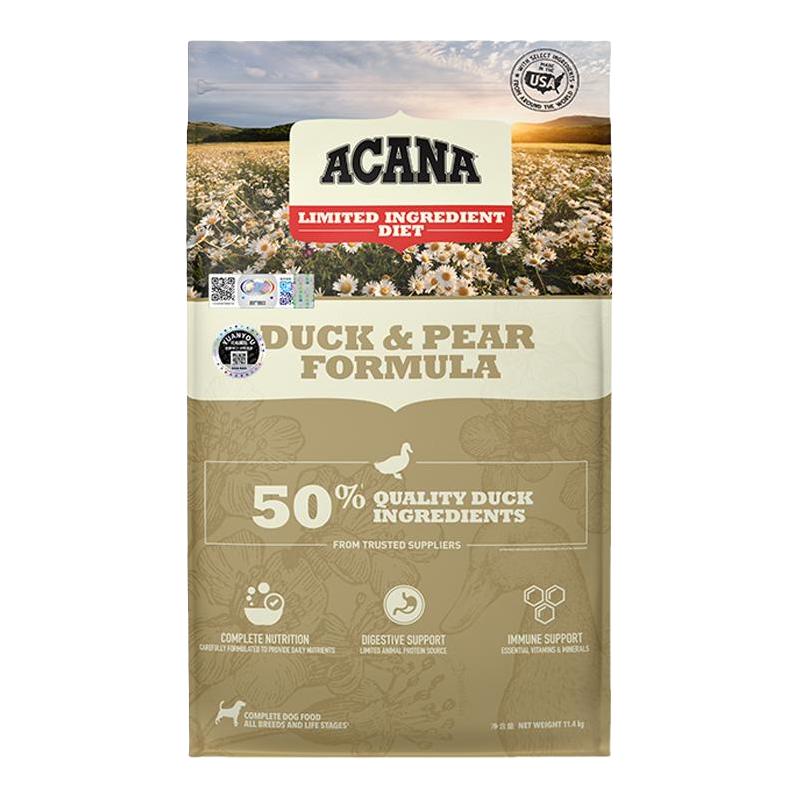 ACANA 爱肯拿 50%鸭肉梨全犬全阶段狗粮11.4kg（各地效期不同） 472.15元（需用