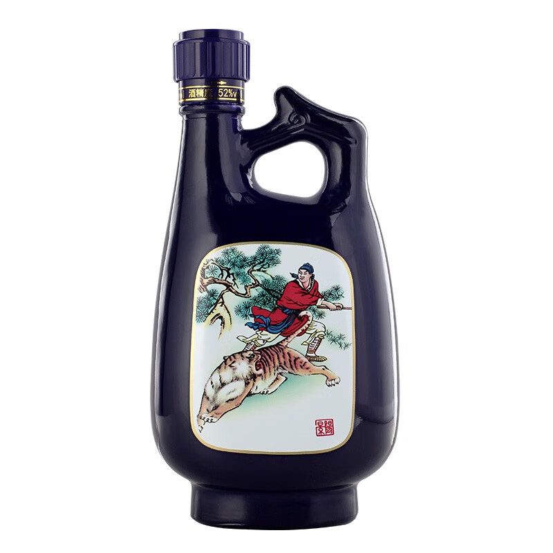 景芝 景阳春白酒整箱浓香型小老虎 山东名酒低度更对味 52度500ml*2瓶