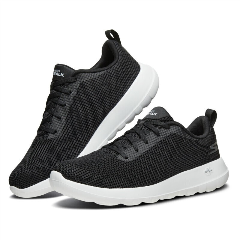 SKECHERS 斯凯奇 GOWALK健步鞋男子轻便休闲运动鞋 54639 黑色/白色BKW 40.0 140元（