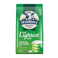 京东百亿补贴、plus会员:德运（Devondale）澳洲进口成人奶粉高钙无蔗糖 脱脂