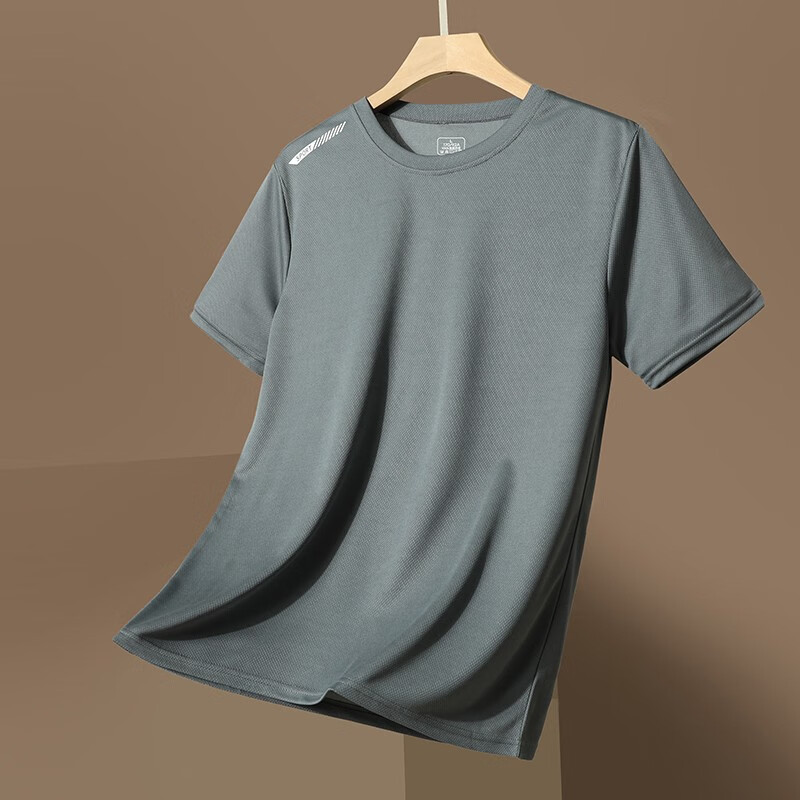 真维斯 男士冰丝速干运动T恤 JH-8233 17.9元（需买2件，需用券）