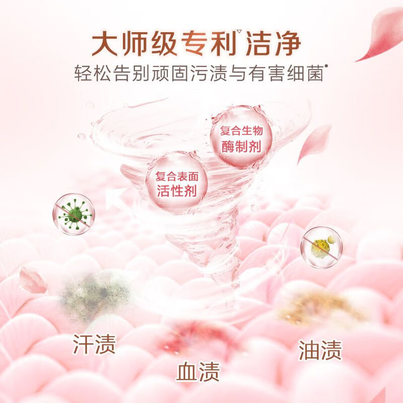 立白 大师香氛洗衣粉大袋持久留香72小时深层去渍低泡漂洗不伤衣物 够实惠