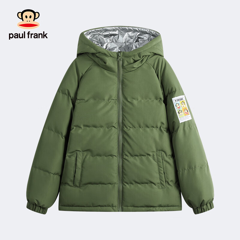 大嘴猴 Paul Frank 中大童加绒加厚保暖棉服（多款可选男女同款） 49.9元（需