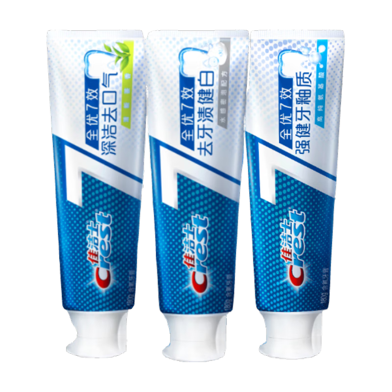 佳洁士 全优7效含氟牙膏 共540g 23.9元（需用券）