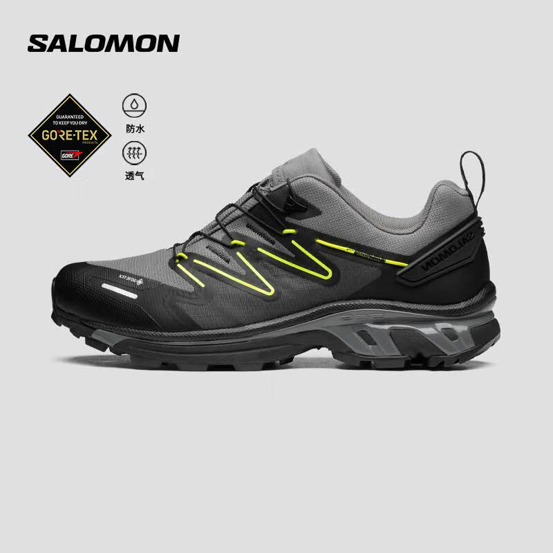 salomon 萨洛蒙 男女款 户外运动长距离稳定轻量透气休闲鞋 XT-RUSH 2 GTX 中灰色