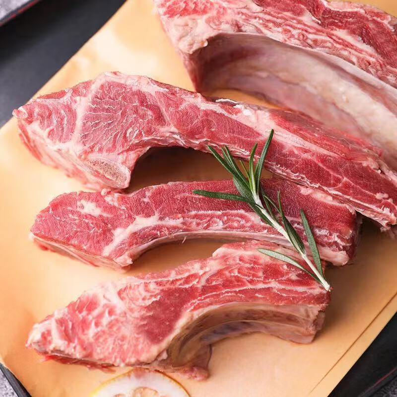 吃牛肉就要大块手把肉 原切肋眼骨1斤 25.5元