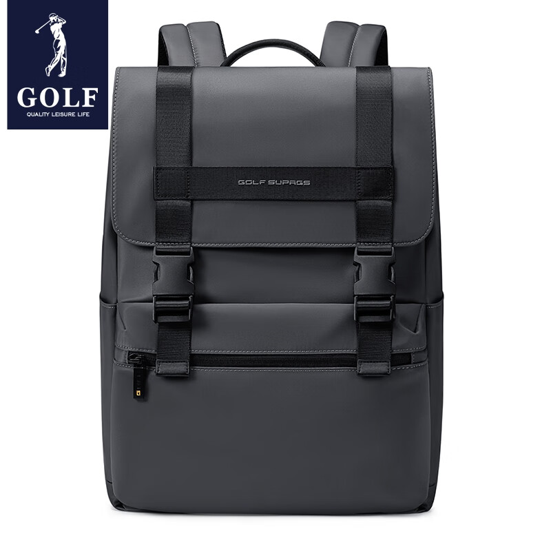 GOLF 高尔夫 双肩包运动防泼水通勤出游背包 款式5-灰色（买一赠一） 89元（