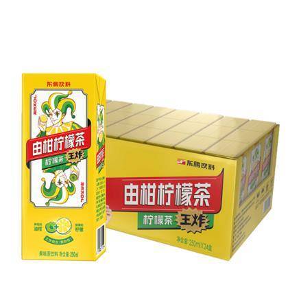 PLUS会员： 东鹏 由柑柠檬茶 250ML*24盒/箱*5件 109.5元（折合21.9元/件）