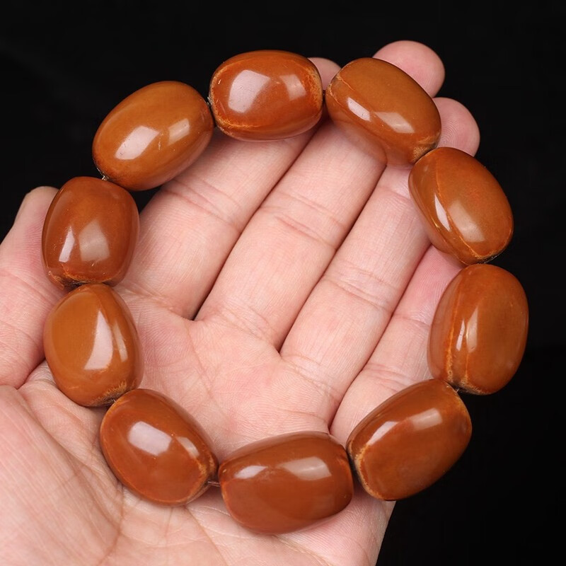 盘道橄榄核手串素核随形印尼大核光珠随型橄榄核雕进口大榄1825cm98元