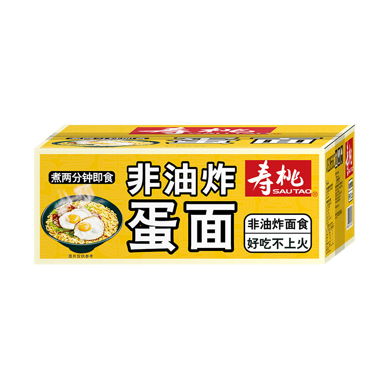 88VIP：SAU TAO 寿桃牌 油炸蛋面 1350g/箱 10.16元